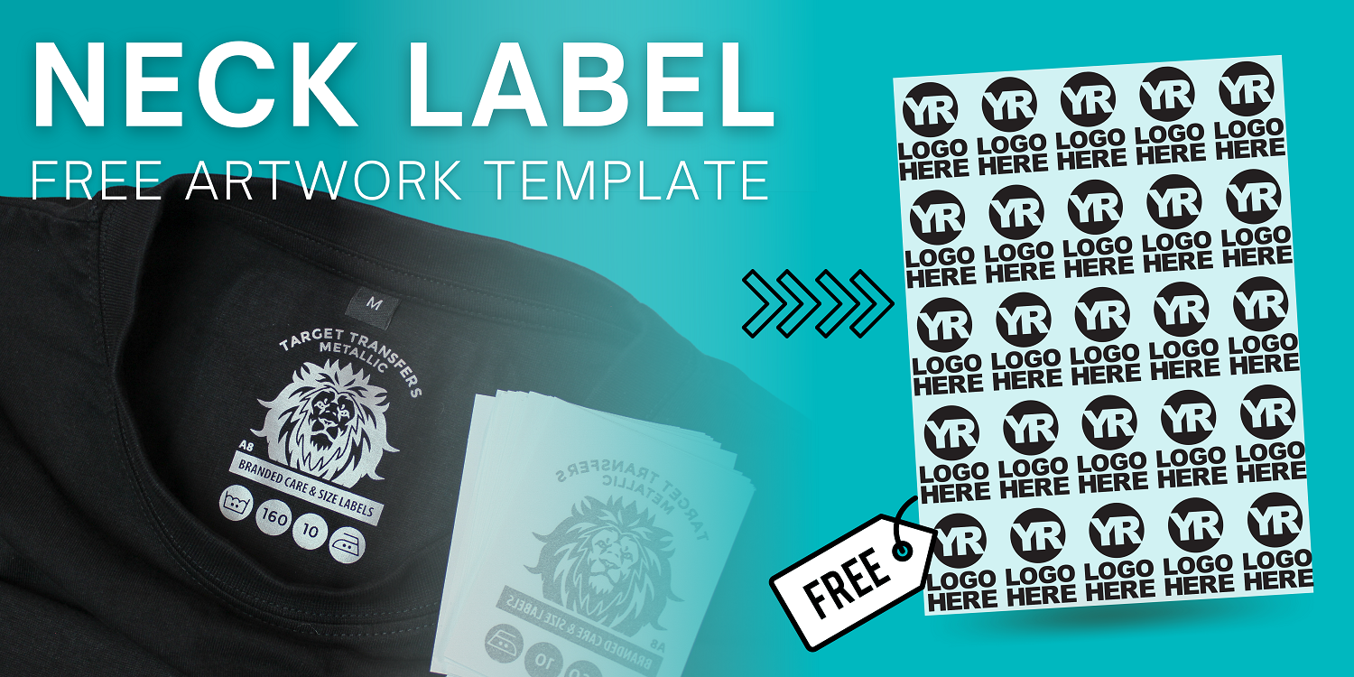 Neck Label Artwork Template